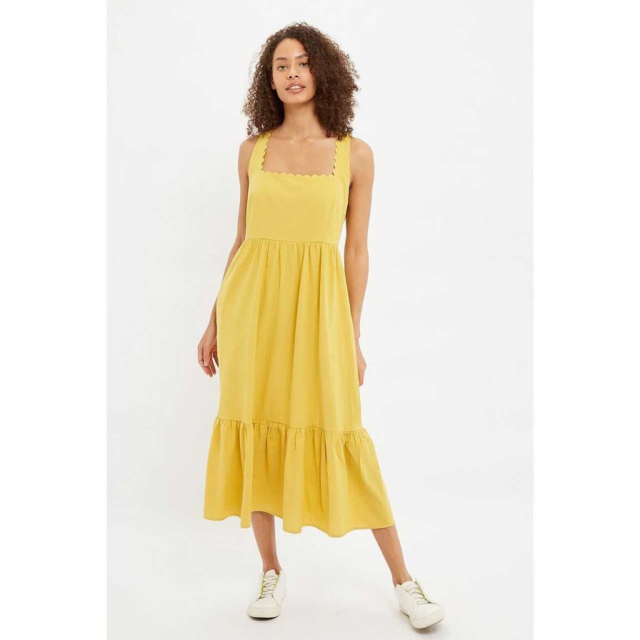 Clothing Louche | Hilla Dress Mustard