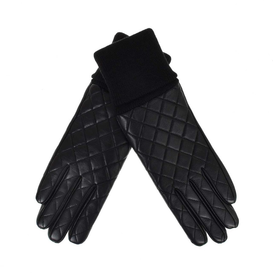 Accessories La Garçonne Accessoires | Dina Gloves Black