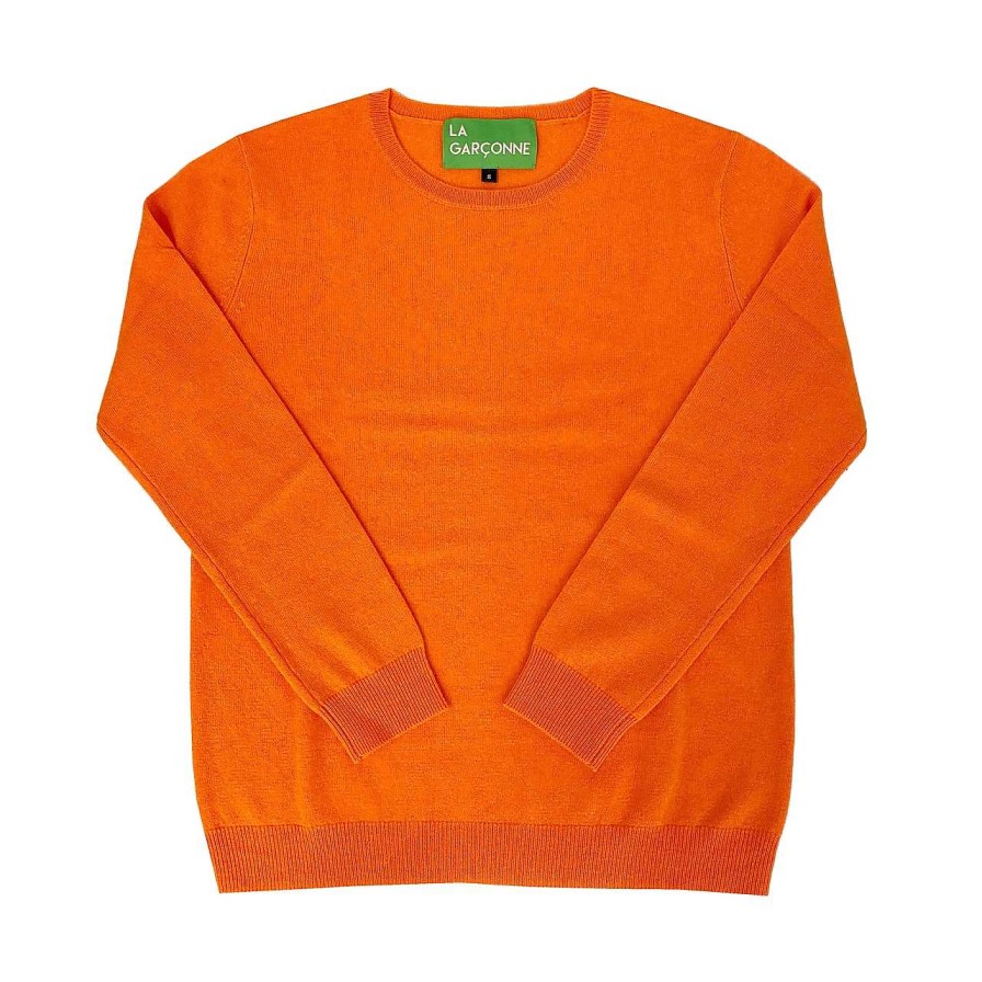 Clothing La Garçonne Vetements | Cantal Knitted Sweater Orange