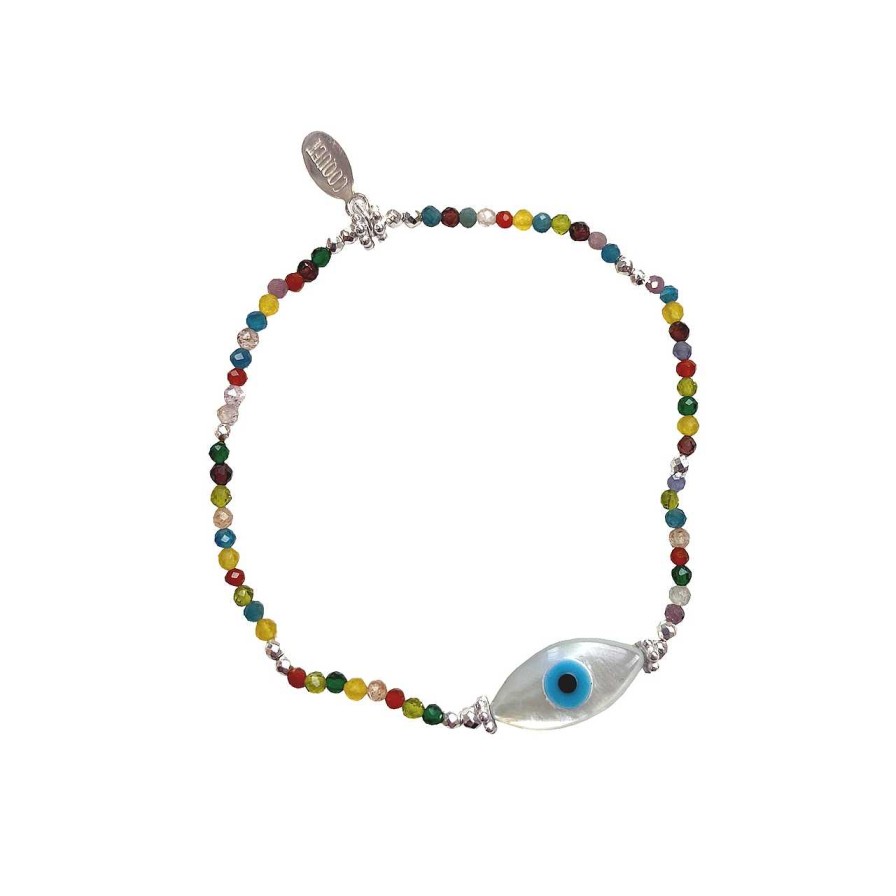 Accessories Atelier Coquet | Bracelet Yeux Silver