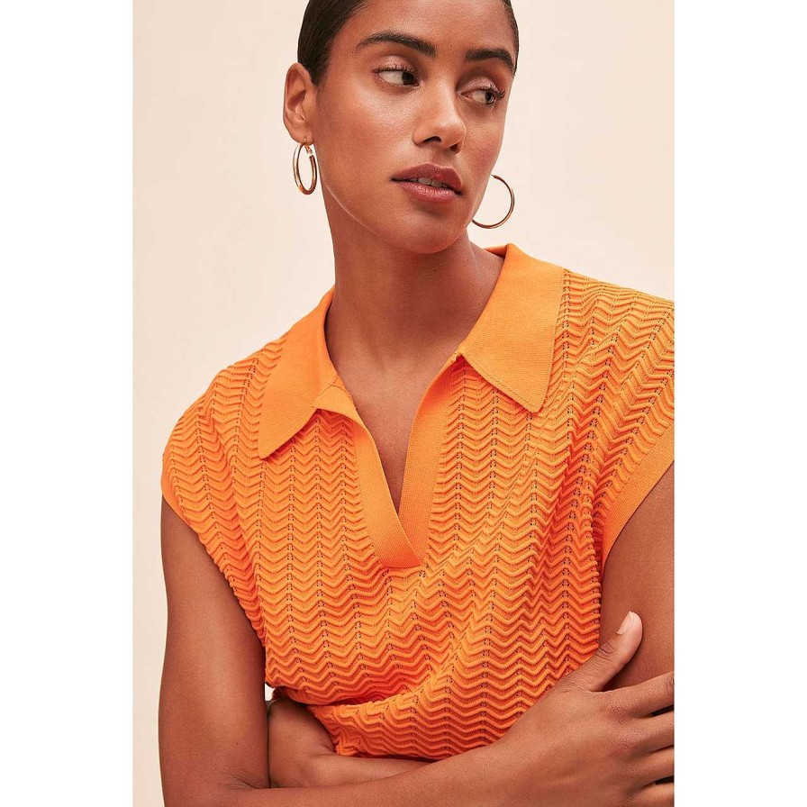 Clothing Suncoo | Pericle Blouse Orange