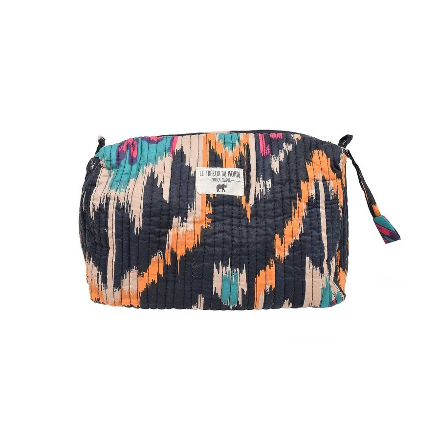 Bags Le Trésor Du Monde | Ikat Medium Necessaire Black