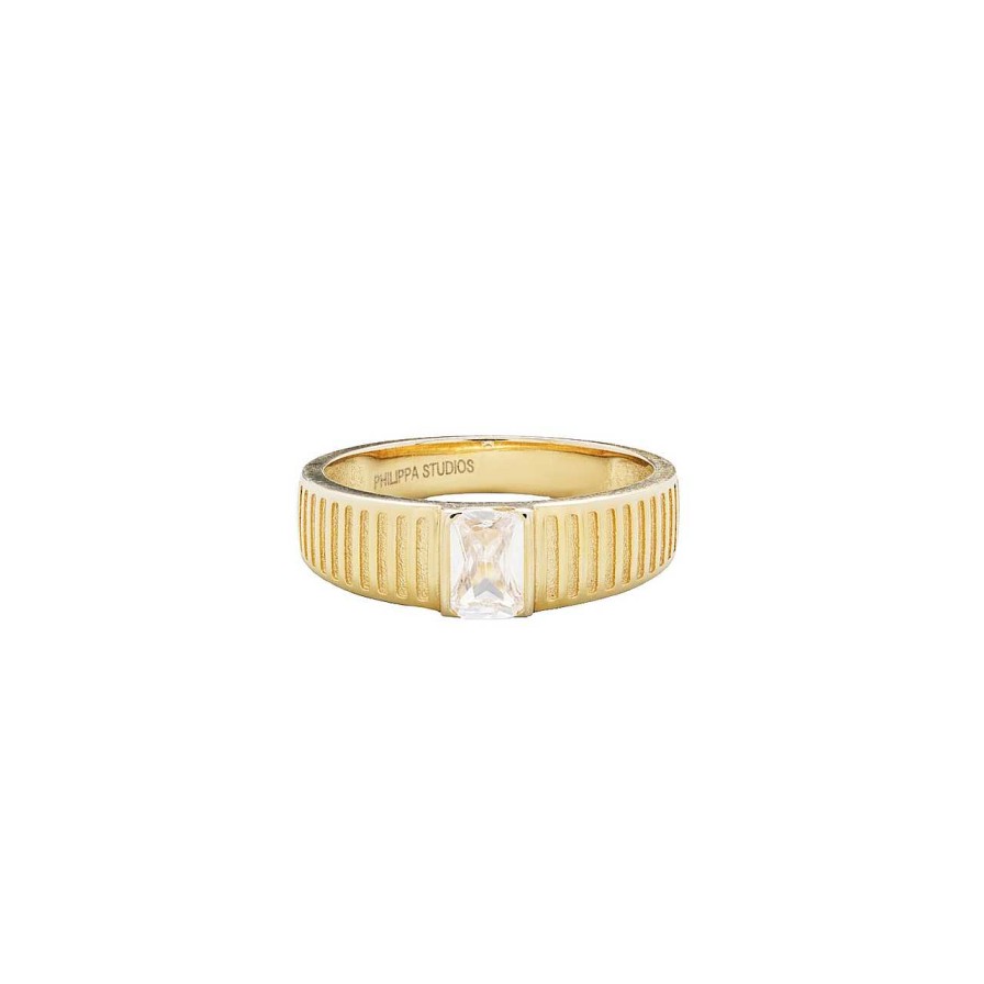 Accessories Philippa Studios | Vera Ring White Gold Plated