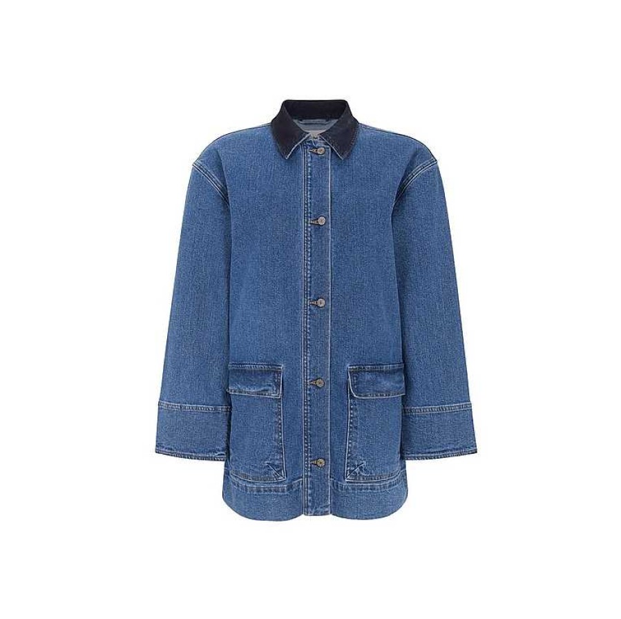 Clothing Soft Rebels | Kiko Denim Jacket True Blue