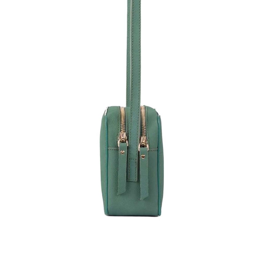 Bags Ann Kurz | Mini Nadine Shoulder Bag Western Dark Mint