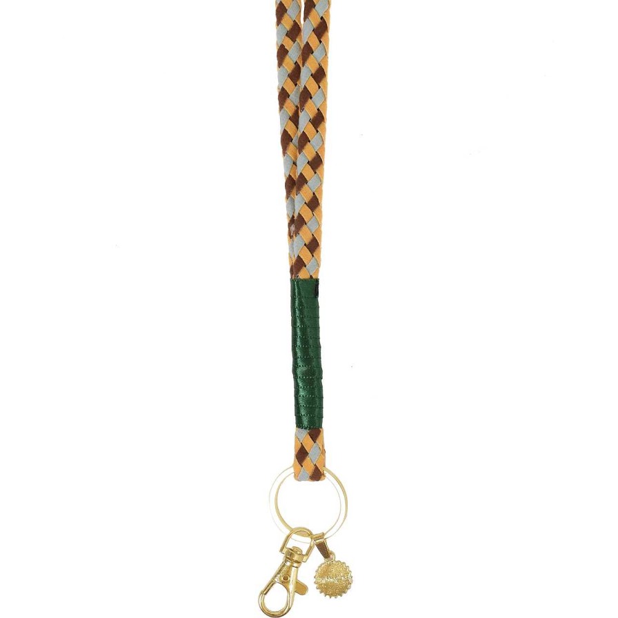 Accessories La Garçonne Accessoires | Lanyard Yellow Brown Light Blue