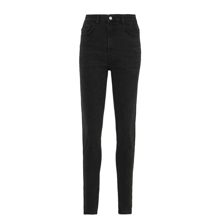 Clothing MSCH Copenhagen | Rikka High Waist Jeans Black