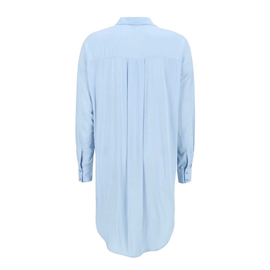 Clothing Soft Rebels | Freedom Long Shirt Cashmere Blue