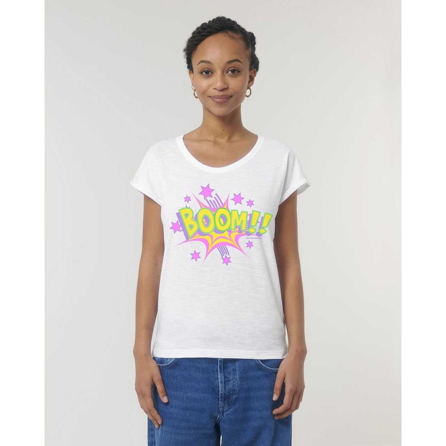 Clothing La Garçonne Vetements | Boom Rounder T-Shirt White