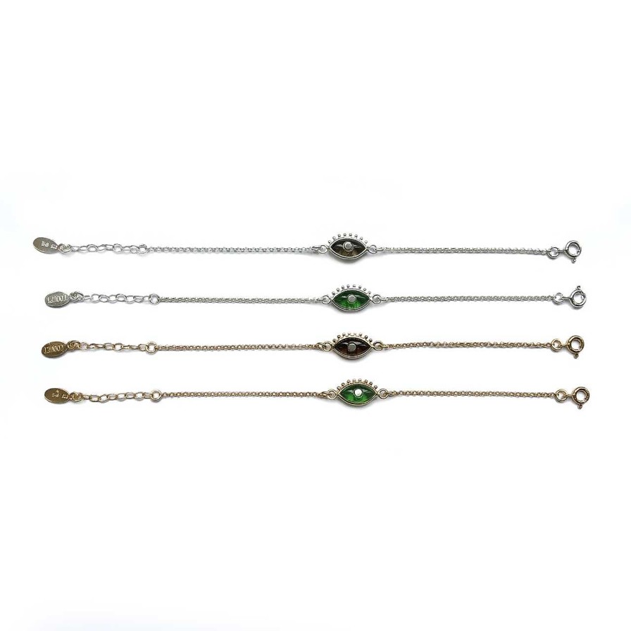 Accessories Atelier Coquet | Bracelet Terra Silver Green