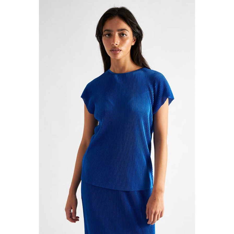 Clothing Louche | Korine Blouse Cobalt