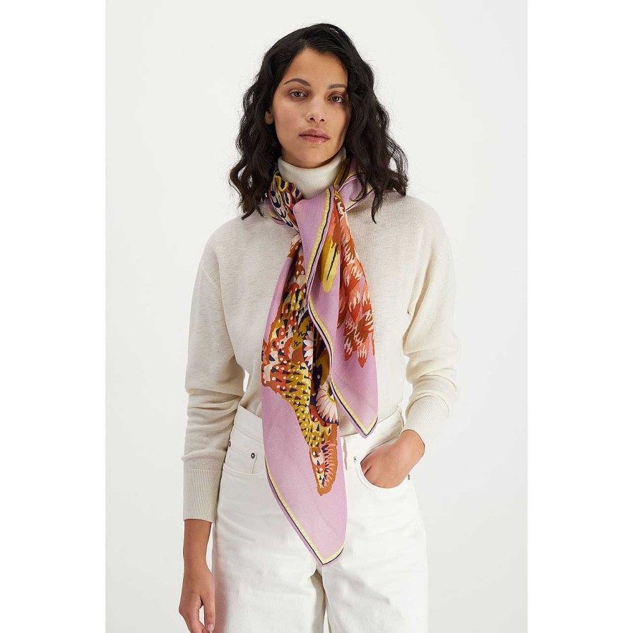 Accessories Inoui Editions | Hulule Carre Scarf Lilac