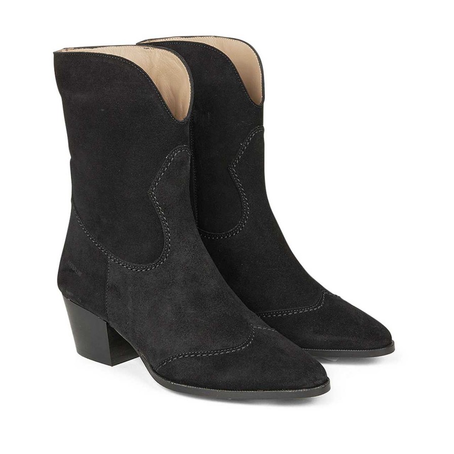 Shoes Angulus | Cowboy Boots Black