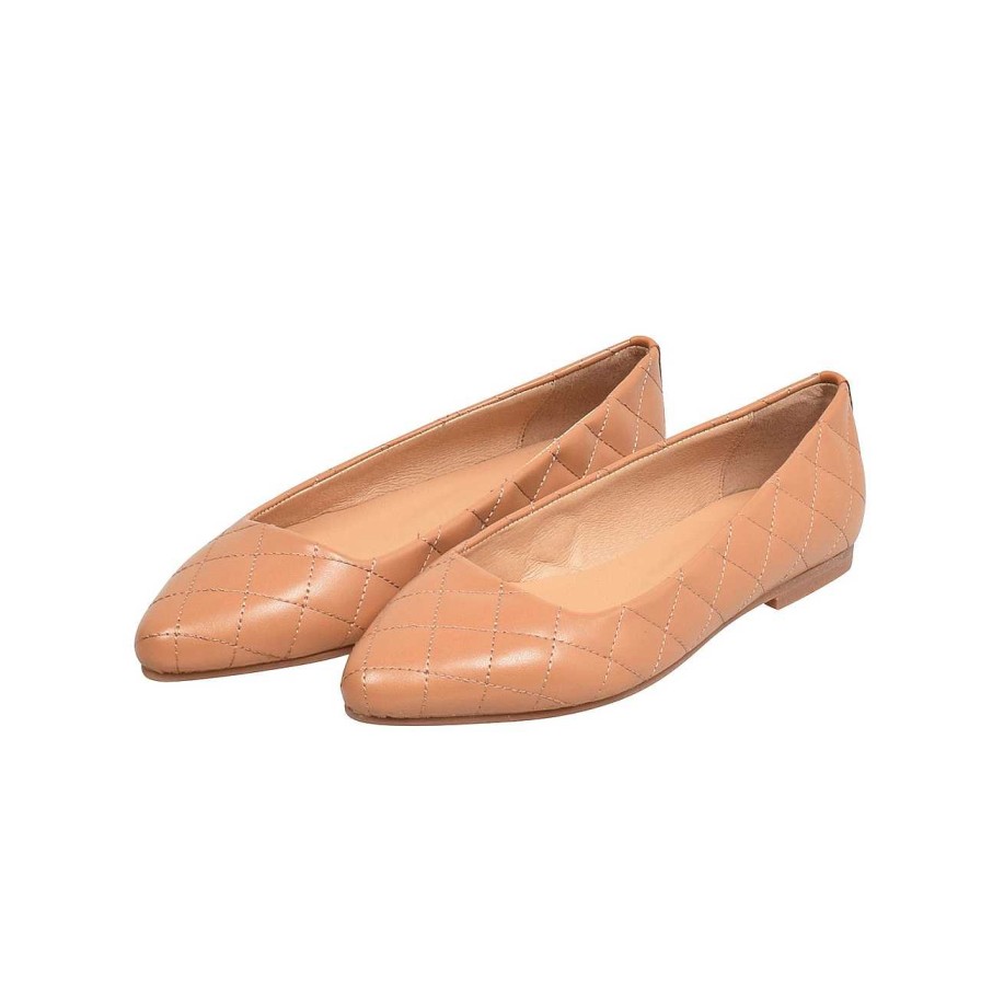 Shoes La Garçonne Sale | Ballerina Shoes A5639 Camel