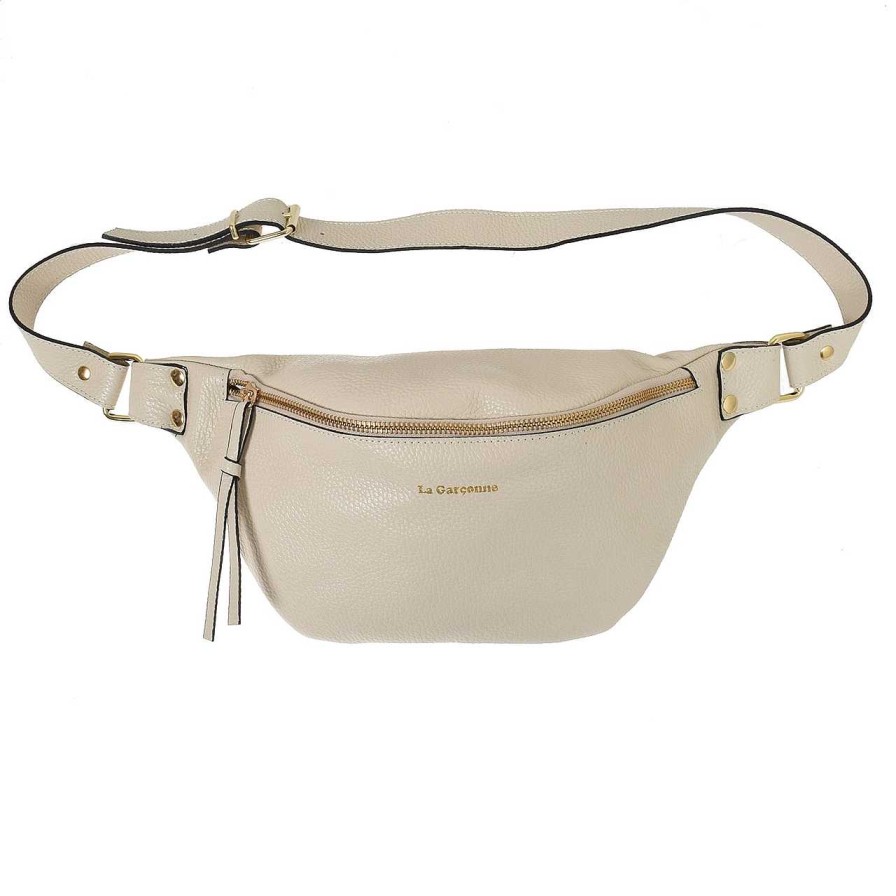 Bags La Garçonne Accessoires | Alma Grande Bum Bag Cream