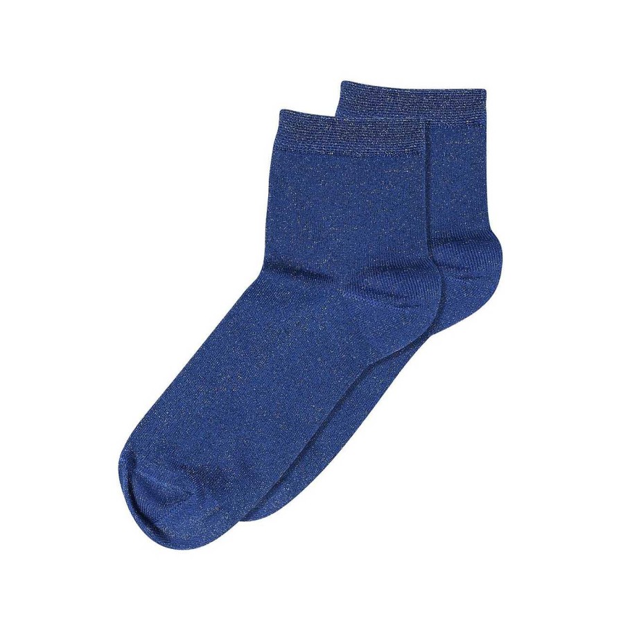 Accessories MP Denmark | Pi Glitter Socks True Blue