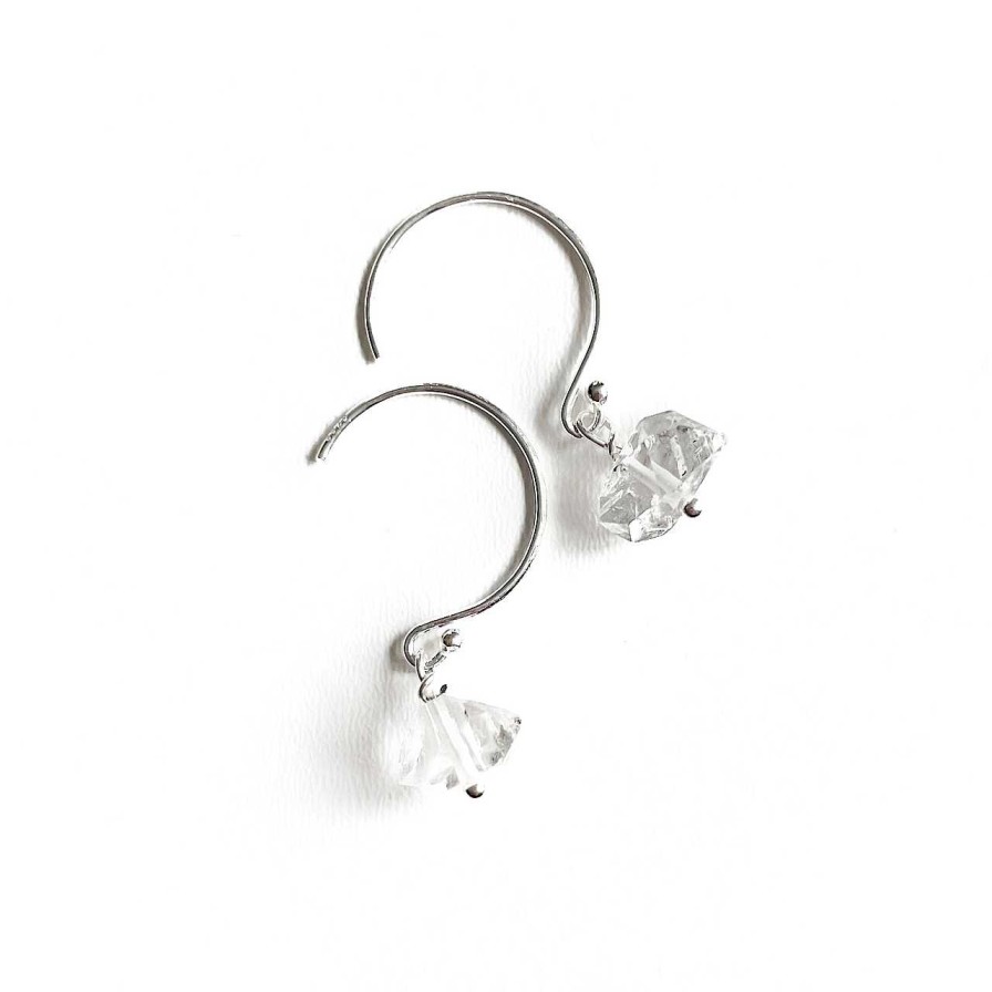 Accessories Atelier Coquet | Leila Hoop Earrings Silver