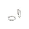 Accessories Philippa Studios | Structured Hoops Medium Earrings Silver