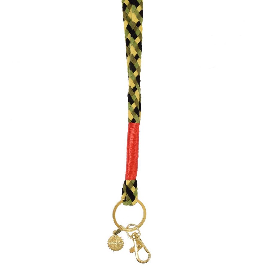 Accessories La Garçonne Accessoires | Lanyard Black Yellow Green