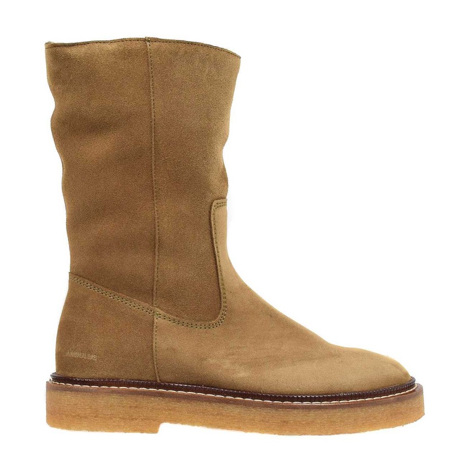 Shoes Angulus | Winter Boots Lined Mustard