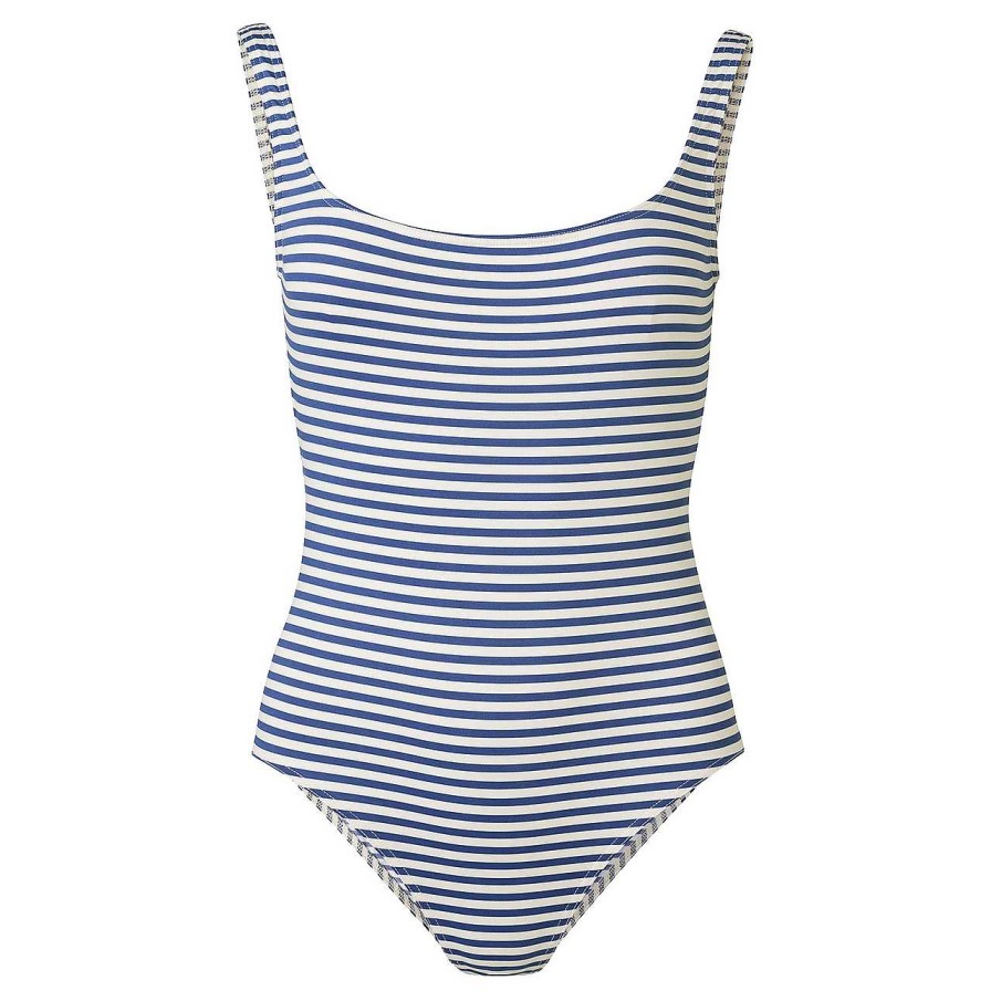 Clothing Paula | Poppy Swim Dress Navy Stripe