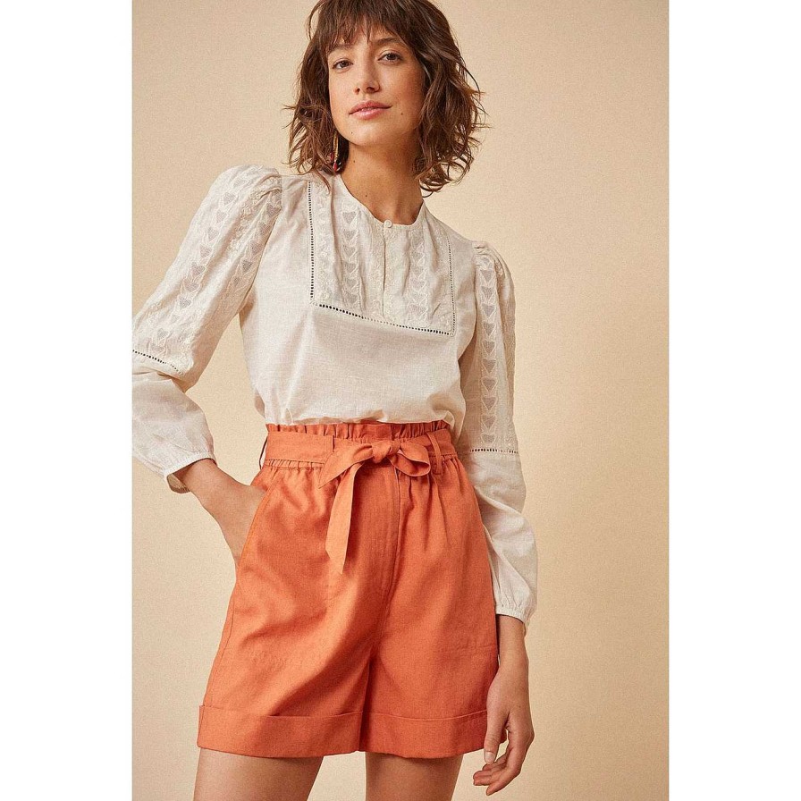 Clothing Des Petits Hauts | Epirion Shorts Terre Cuite