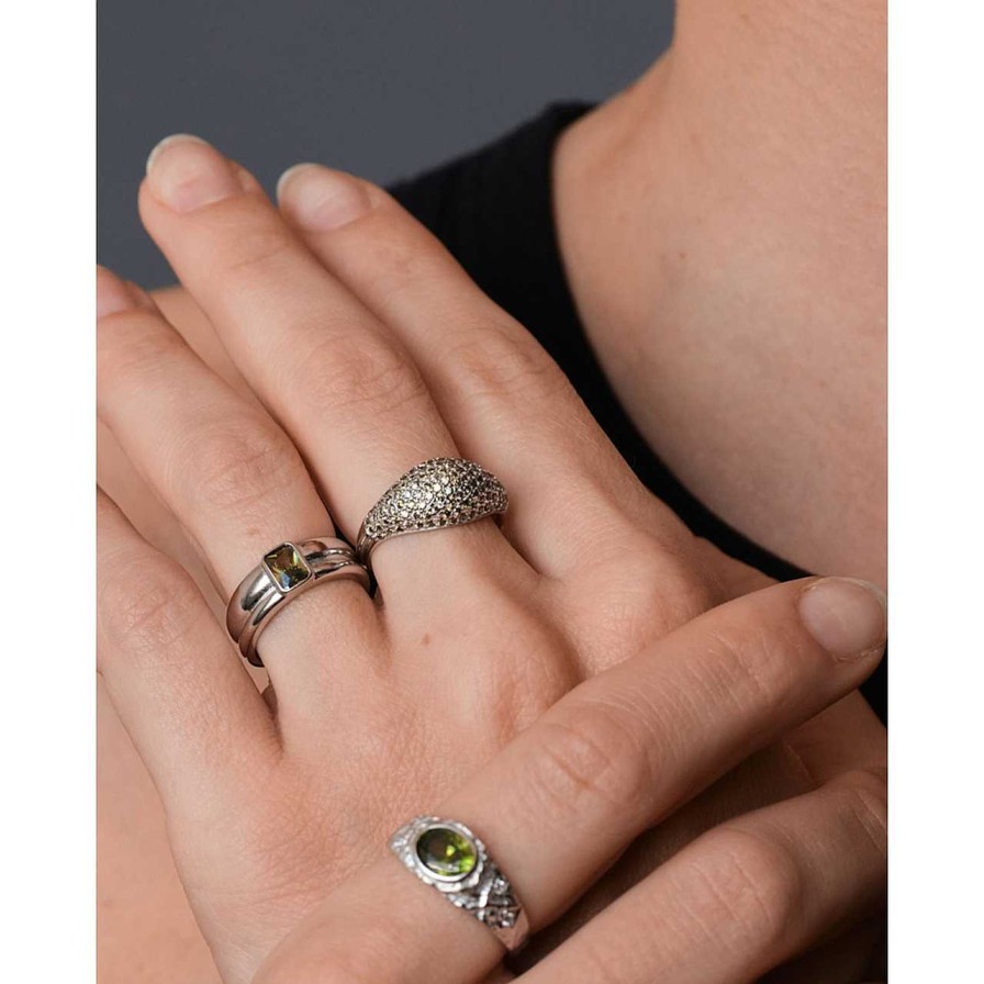 Accessories Philippa Studios | Ella Ring Peridot Silver