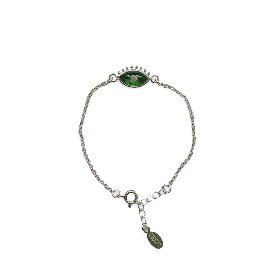 Accessories Atelier Coquet | Bracelet Terra Silver Green