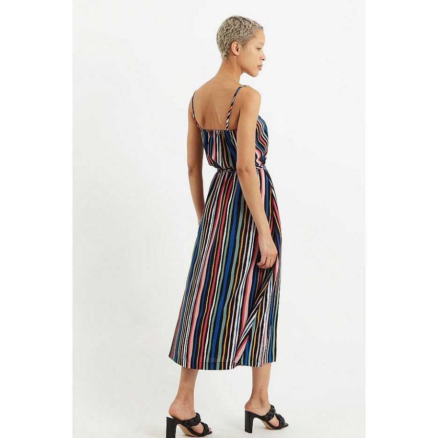 Clothing Louche | Joanna San Jose Dress Stripe Black