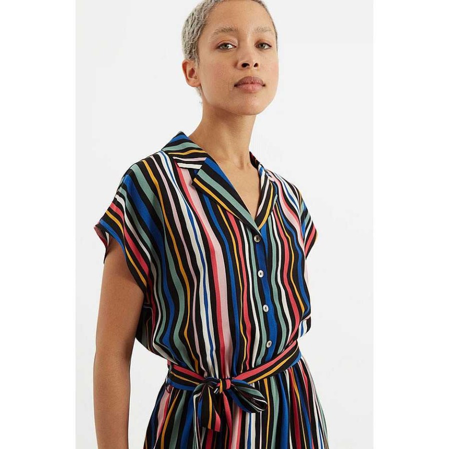 Clothing Louche | Mafalda San Jose Overall Stripe Black