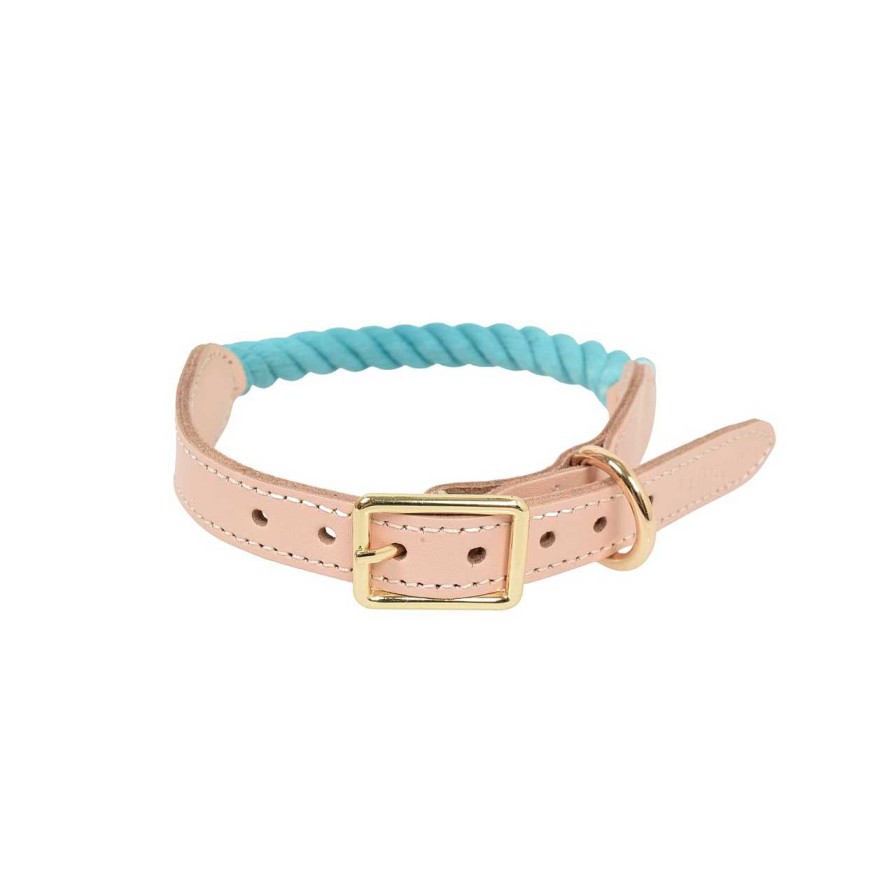 Accessories La Garçonne Accessoires | Goofy Dog Collar Turquoise