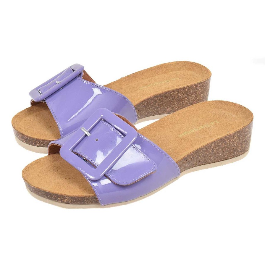 Shoes La Garçonne | Lulu Sandals Purple