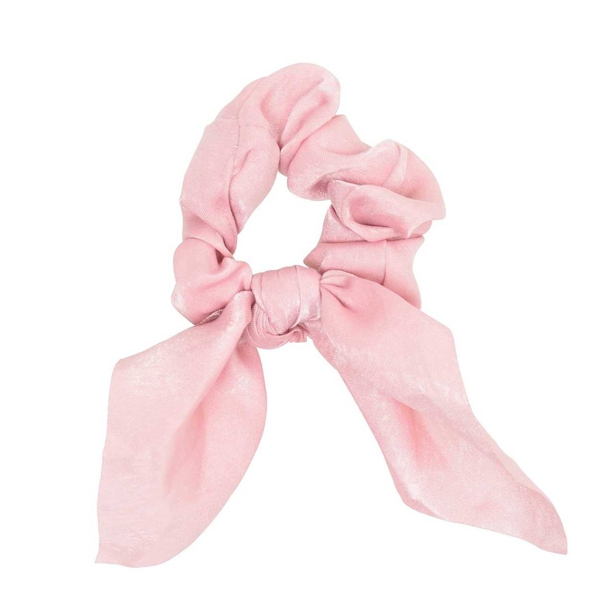 Accessories Voila | Glossy Scrunchie Pink