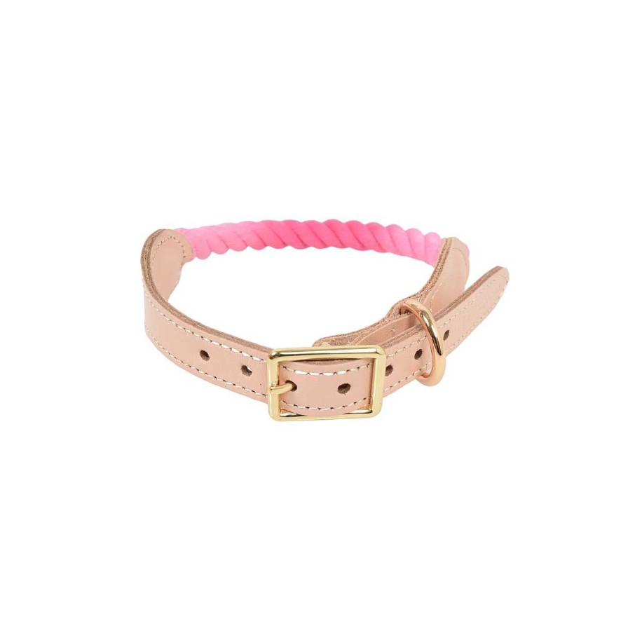 Accessories La Garçonne Accessoires | Goofy Dog Collar Pink