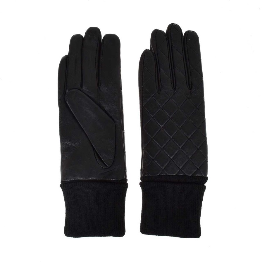 Accessories La Garçonne Accessoires | Dina Gloves Black