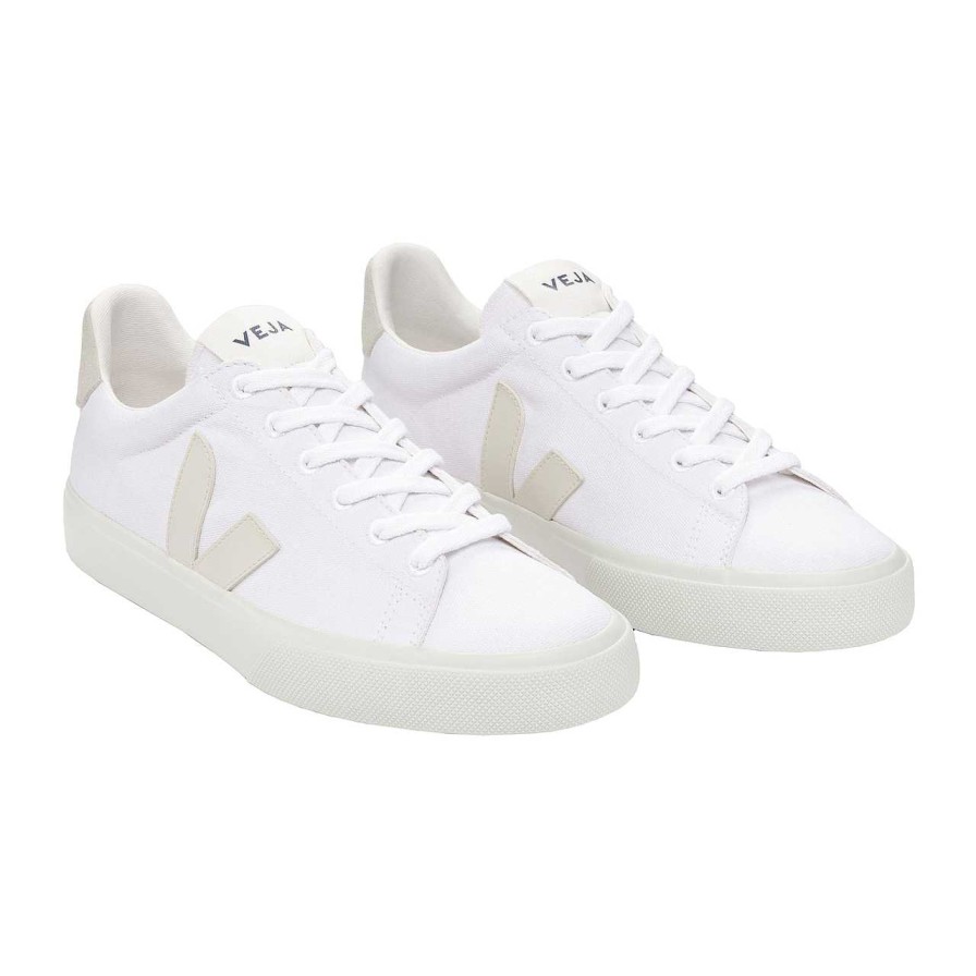 Shoes Veja | Campo Ca Canvas Sneaker White Pierre