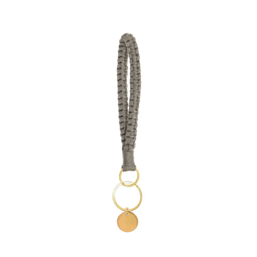 Accessories La Garçonne Accessoires | Elva Keychain Grey