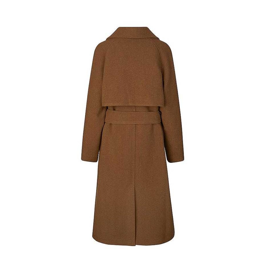 Clothing mbyM | Taibanna Coat Medium Brown Melange