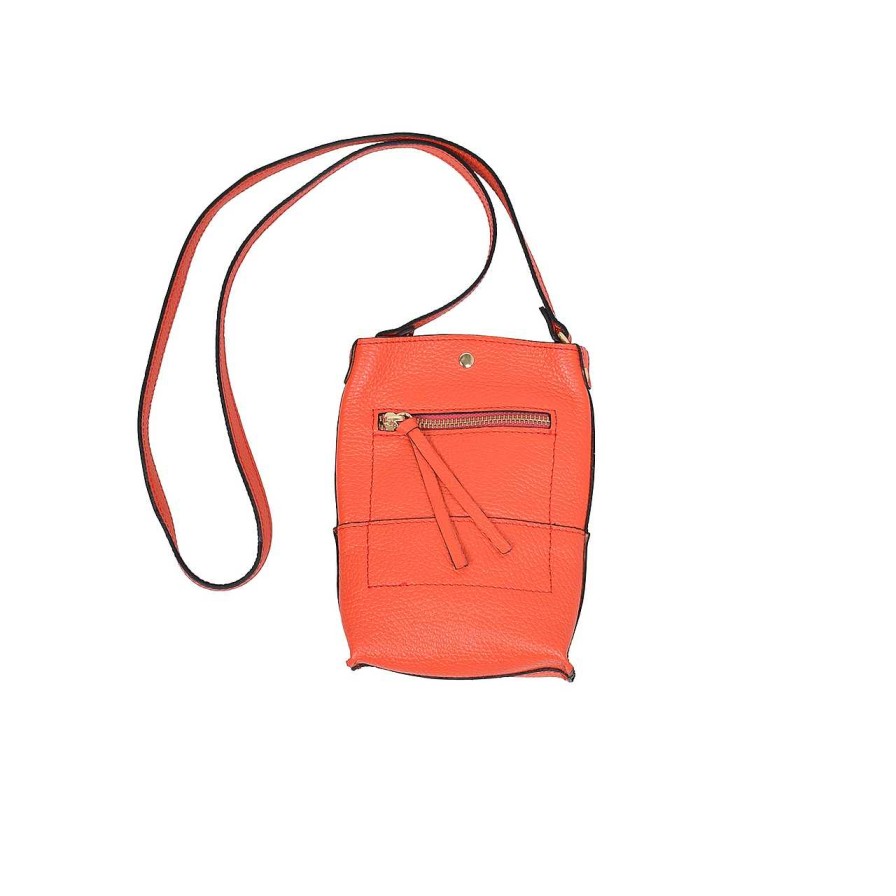 Bags La Garçonne Accessoires | Lucette Mobile Phone Bag Bright Red 42