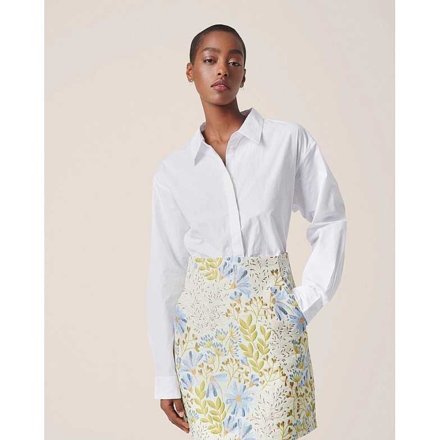 Clothing MSCH Copenhagen | Pedrine Jupe Aloe Florals