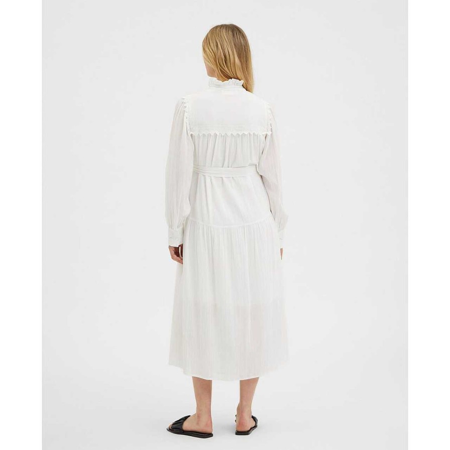 Clothing Selected Femme | Maxa Midi Dress Snow White