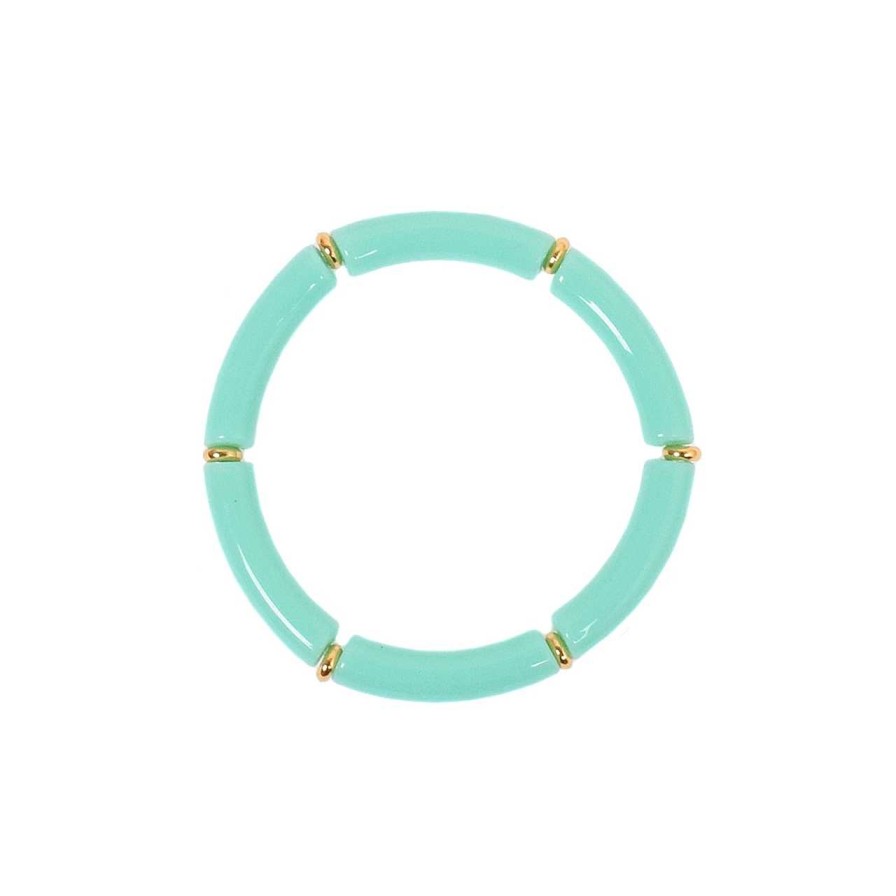 Accessories Voila | Cherie Bracelet Peppermint Green Pastel