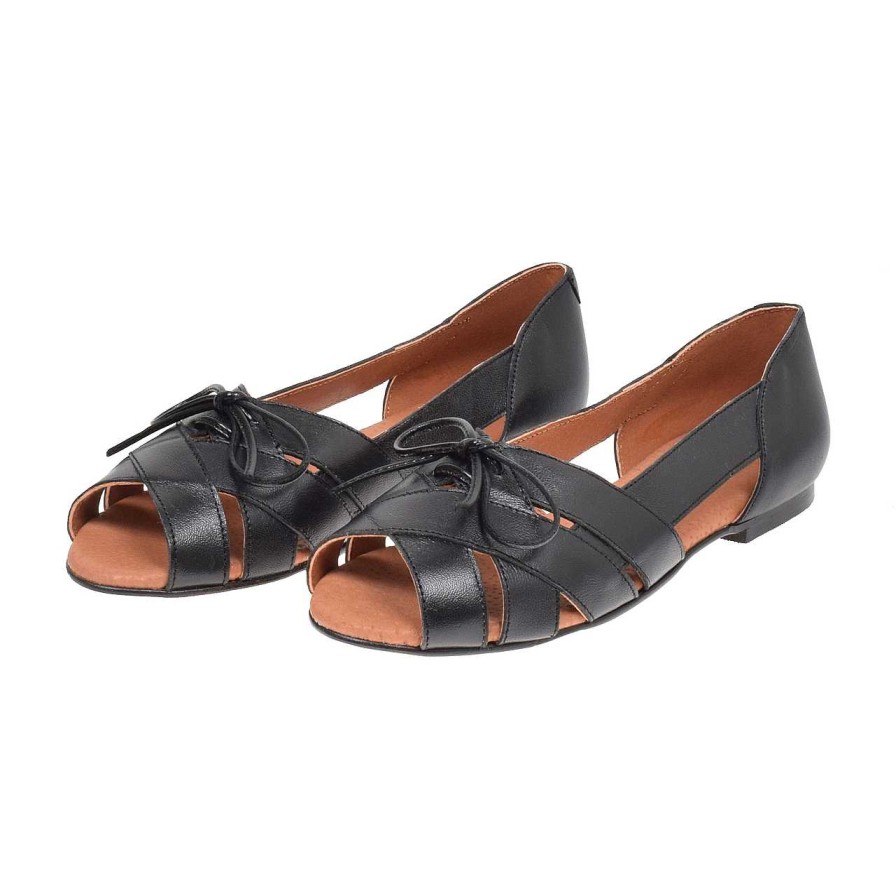 Shoes La Garçonne | Cendrine Sandals Mestizo Negro