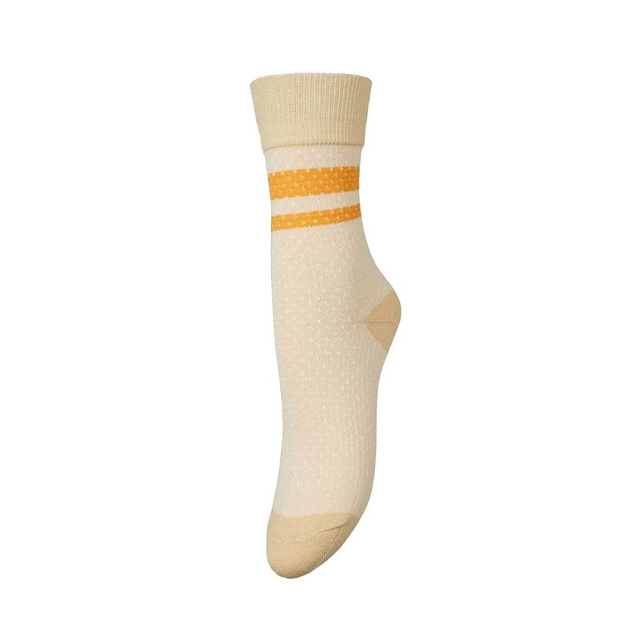 Accessories Becksöndergaard | Janet Visca Socks Eggnog Off White