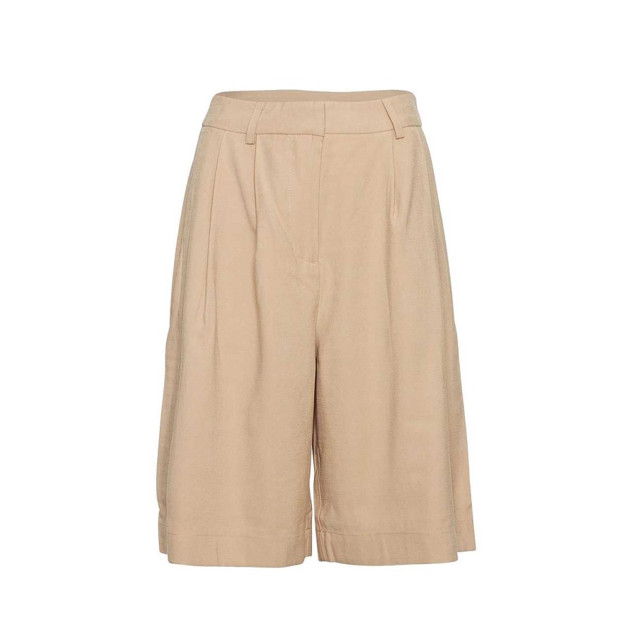 Clothing MSCH Copenhagen | Selia Long Shorts Warm Sand