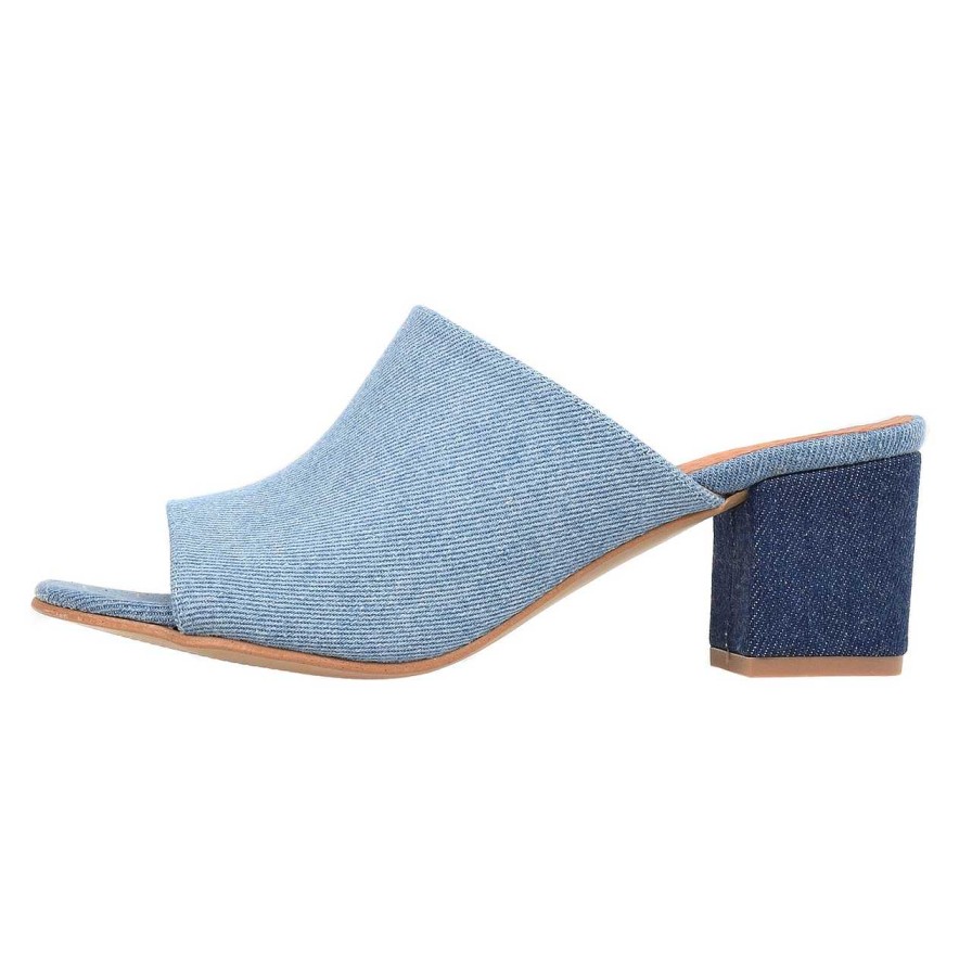 Shoes La Garçonne | Marjorie Heels Mule Jeans