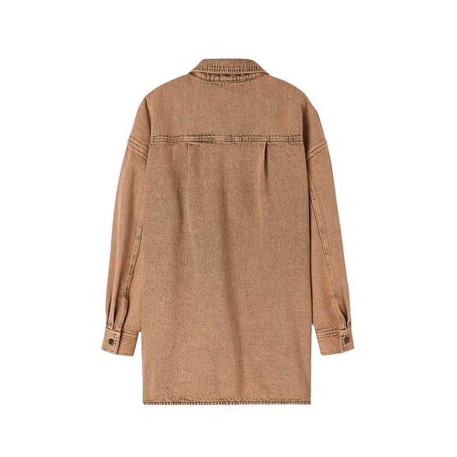 Clothing American Vintage | Blinewood Shirt Nude Overdyed