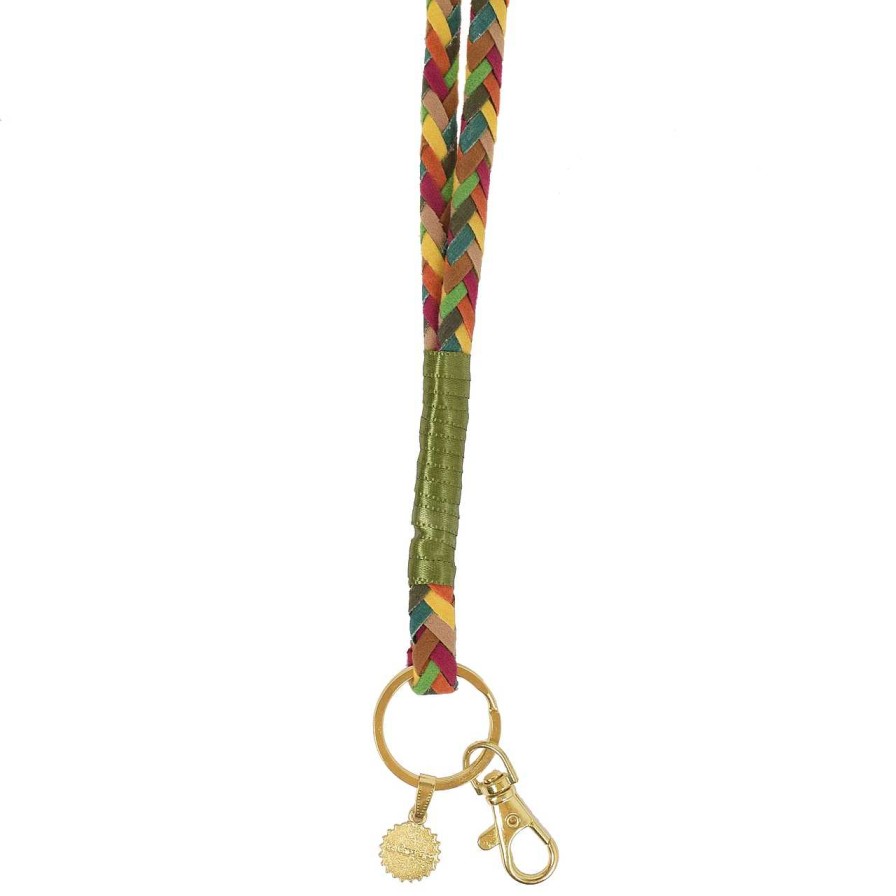 Accessories La Garçonne Accessoires | Lanyard Orange Yellow Green