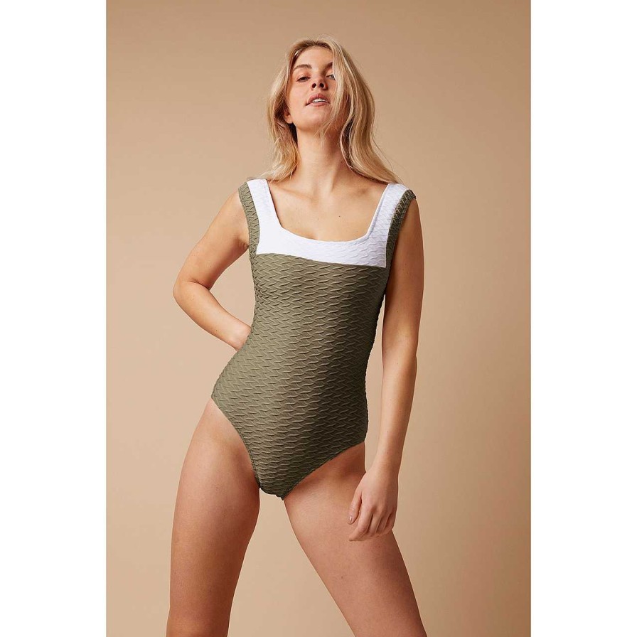 Clothing Paula | Swordfish Swim Dress Olive