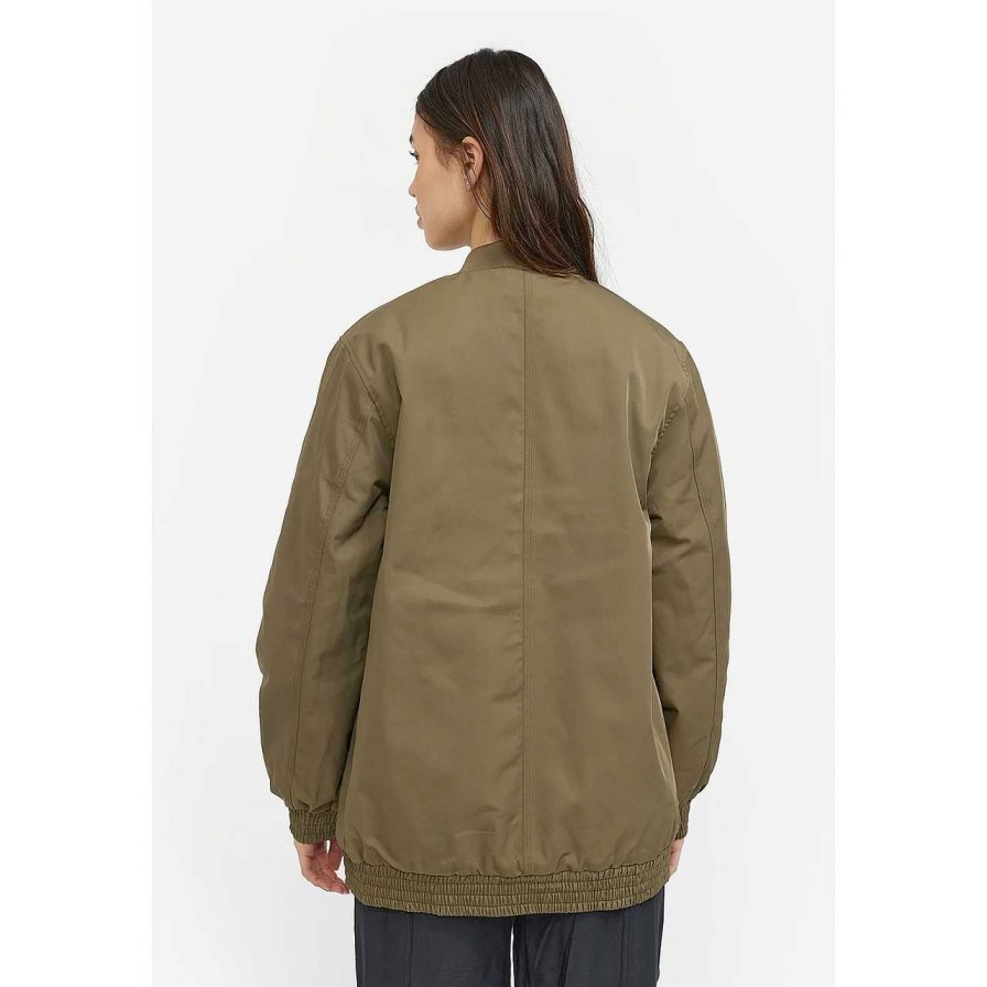 Clothing Soft Rebels | Rowan Bomber Jacket Reversible Dijon